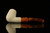 srv - Autograph Series Basket Weave Block Meerschaum Pipe with case M2244