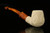 srv - Autograph Series Carved Bent Billiard Block Meerschaum Pipe with case M2245