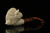 srv - Autograph Series Buffalo Block Meerschaum Pipe with case M2254
