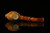 srv - Skull with Hat Block Meerschaum Pipe with fitted case M2266