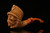 srv - Sailor Skull Block Meerschaum Pipe with fitted case M2268
