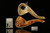 srv - Sailor Skull Block Meerschaum Pipe with fitted case M2268