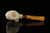 srv - Santa Claus Block Meerschaum Pipe with fitted case M2300