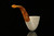 srv - Lattice Dublin Block Meerschaum Pipe with fitted case M2320