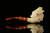 srv - Viking Skull Block Meerschaum Pipe with custom case M2343