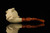 srv - Viking Skull Block Meerschaum Pipe with custom case M2343