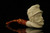 srv - French Soldier Block Meerschaum Pipe with fitted case M2352