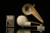 srv Premium - Apple Nosewarmer Block Meerschaum Pipe with custom case M2374