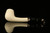 srv - Autograph Series Bent Billiard Block Meerschaum Pipe by Kenan with case M2392