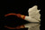 srv - French Soldier Block Meerschaum Pipe with fitted case M2393