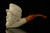 srv - French Soldier Block Meerschaum Pipe with fitted case M2393