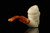 srv - French Soldier Block Meerschaum Pipe with fitted case M2393