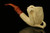 srv - Freemasonry Eagle's Claw Block Meerschaum Pipe with fitted case M2394