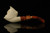 srv - Bearded Grim Reaper Block Meerschaum Pipe with custom case M2484