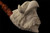 One Eye Viking Hand Carved by I. BAGLAN Block Meerschaum Pipe in a fit case 5514
