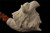 One Eye Viking Hand Carved by I. BAGLAN Block Meerschaum Pipe in a fit case 5514