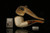 srv - Autograph Series Carved Dublin Block Meerschaum Pipe with fitted case M2497