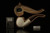 srv - Designers Lattice Apple Block Meerschaum Pipe with fitted case M2579