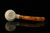 srv - Lattice Rhodesian Block Meerschaum Pipe with fitted case M2580