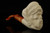srv - Santa Skull Block Meerschaum Pipe with fitted case 15249