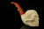 srv - Floral Skull Block Meerschaum Pipe with custom case 15251