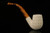 srv - Lattice Bent Billiard Block Meerschaum Pipe with fitted case M2699