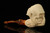 srv - Skull in Claw Block Meerschaum Pipe with fitted case M2739