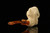 srv - Skull in Claw Block Meerschaum Pipe with fitted case M2739