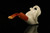 srv - Elephant Block Meerschaum Pipe with fitted case M2778