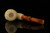 srv - Wing Skull Block Meerschaum Pipe by I. Baglan with custom case M2812