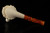 srv - Autograph Series Cheering Viking Block Meerschaum Pipe with fitted case 15293