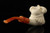 srv - Autograph Series Cheering Viking Block Meerschaum Pipe with fitted case 15293
