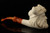 srv - Autograph Series Cheering Viking Block Meerschaum Pipe with fitted case 15293