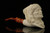 srv -  Big Chief Block Meerschaum Pipe with custom case M2962
