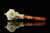 srv - Dolphins in Claw Block Meerschaum Pipe with fitted case M2966
