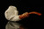 srv - Dolphins in Claw Block Meerschaum Pipe with fitted case M2966
