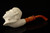 srv - Frankenstein Block Meerschaum Pipe by I. Baglan with custom case 15299