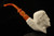 srv - Frankenstein Block Meerschaum Pipe by I. Baglan with custom case 15299