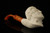 srv - Frankenstein Block Meerschaum Pipe by I. Baglan with custom case 15299