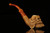 srv - Skull with Wings Block Meerschaum Pipe with fitted case M2267