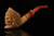 srv - Big Chief Skull Block Meerschaum Pipe with fitted case M3039