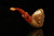srv - Big Chief Skull Block Meerschaum Pipe with fitted case M3039