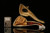 srv - Skull with Wings Block Meerschaum Pipe with fitted case M3041