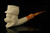 srv - Dog with Hat Block Meerschaum Pipe with fitted case M3049