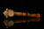 srv - Skull with Horn Block Meerschaum Pipe with fitted case M3098