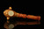 srv - Viking Skull Block Meerschaum Pipe with custom case M3099