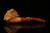 srv - Viking Skull Block Meerschaum Pipe with custom case M3099