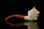 srv - Lion Block Meerschaum Pipe with fitted case M3106