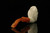 srv - Lion Block Meerschaum Pipe with fitted case M3106