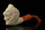 srv - Lion Block Meerschaum Pipe with fitted case M3106